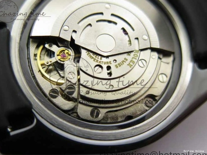 0109 Submariner 40mm Black Ceramic 5GF Best Edition Cream Dial on Black Rubber Strap SA Neat 2470